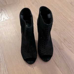 Nine West peep-toe booties